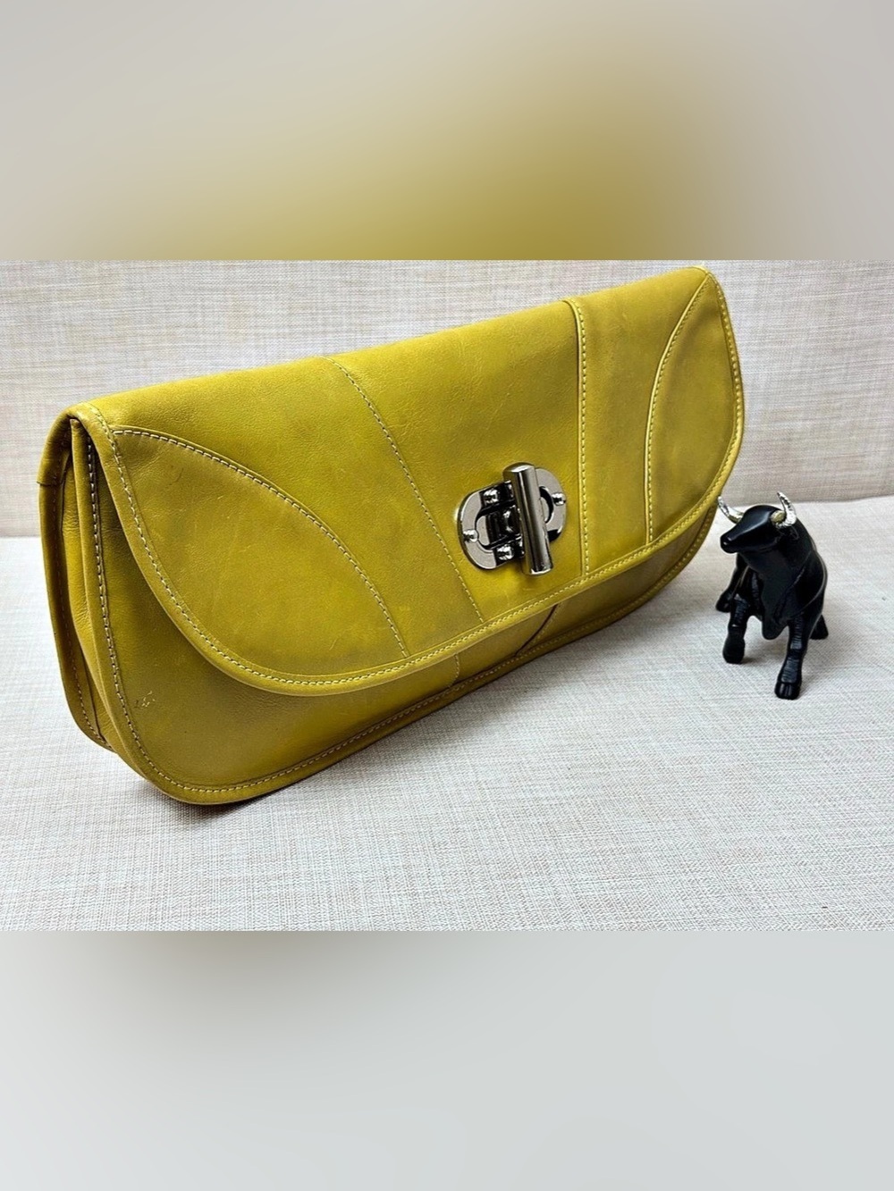 Blush Clutch in Yellow